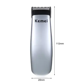 KM-666 Strokovno Brado Hair Trimmer za Lase Rezalnik Električni za Lase Clipper Stroj za Rezanje Las za odstranjevanje barve