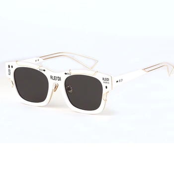 Luksuzni Enem Kosu Pilotni sončna Očala Ženske 2020 Punk Kvadratnih Sunglass Dame sončna Očala Moških Odtenki Oculos Gafas Lentes De Sol UV400
