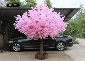 180 cm visok do 150 cm, širina roza umetne peach tree/ češnjev cvet drevo - Poroka Dekoracija cesta Dogodek Rekviziti