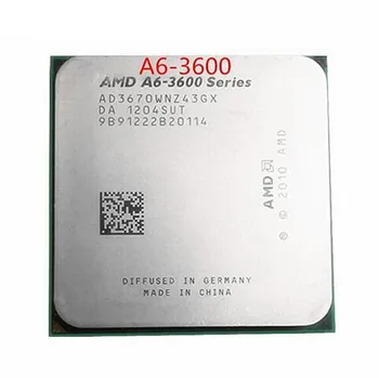 Brezplačna dostava za Najboljšo kakovost in Izvirno A6-3600 A6 3600 A6-Serije 2.1 GHz (AD3600OJZ43GX) FM1 CPU Procesor