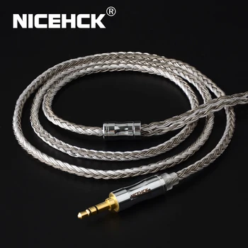 NICEHCK C16-4 16 Plug MMCX Jedro Silver Plated Kabel 3.5/2.5/4.4 mm Vtič MMCX/2Pin/QDC/NX7 Pin Za QDC C12 ZSX V90 TFZ NX7 Pro/DB3