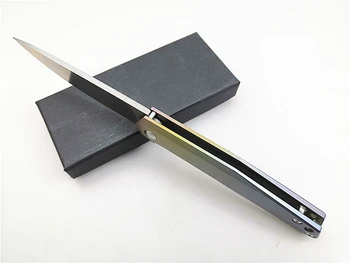 KESIWO KH10 Titana Folding Nož D2 Rezilo Flipper EOS Žep Pripomoček Nož na Prostem/Kampiranje/Survival/Taktično/Ribolov Nož