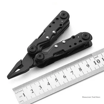 11 V 1 Ročno Orodje Izvijač Mini Prenosni Iz Nerjavečega Multitool Krat Žep Folding Nož, Klešče Prostem Kampiranje