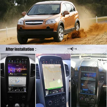 Za Chevrolet Captiva Android Radio večpredstavnostna 2006 - 2012 Avtomobilski Kasetni Diktafon s Stereo Igralec PX6 tesla GPS Navi Vodja enote Auto