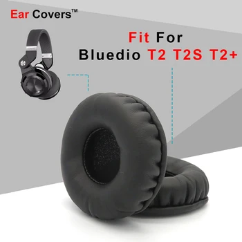 Blazinic Za Bluedio T2 T2S T2+ Plus za Slušalke Earpads Zamenjava za Slušalke Ear Pad PU Usnje Goba Pene