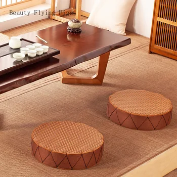 Japonski slog futon debele blazine tatami čaj slovesnosti meditacija mat meditacije mat čaščenja pad Buda pad doma rattan blazine