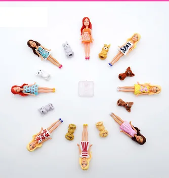 Original Mini Barbie Srčkan Hišne Series Nastavljen Dekle, Princesa Obleko Gor Oblačila Otroška Igrača za Dekleta Pribor, Igrače za Otroke Brinquedos