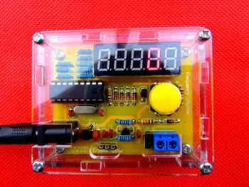 DIY Kompleti 1 hz-50MHz Kristalnega Oscilatorja Tester Frekvenčni Števec Meter + Primeru
