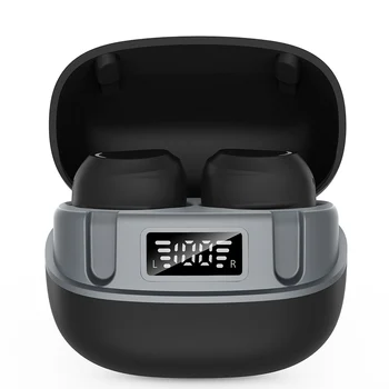 Mini Stereo Earset TWS Bas Klici Če želite Zavrniti Power LED Digitalni Zaslon Earset s Polnjenjem Polje 400mah Nevidno Slušalke Šport