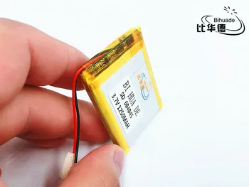 Li-po Velikosti 604045 3,7 V 1250 mah Litij-polimer Baterija Z Zaščito Odbor Za GPS Tablet PC Digitalni Izdelki