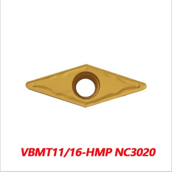Original VBMT VBMT110304-HMP NC3020 VBMT160404 VBMT160408 Karbida Vstavljanje Rezila korejski Uvoz Uporablja Za Predelavo Jekla