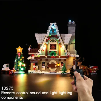 USB Pogon LED Osvetlitev Komplet za Elf Klub 10275 (Samo LED Luči, Ne Blok Kit)