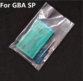 2pcs 850mAh se Akumulatorske Litij-ionske Baterije za Nintendo Game Boy Advance za GBA SP Zamenjava Bateria z Izvijačem
