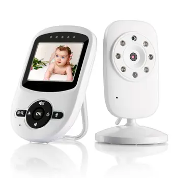2.4 Palčni Brezžični Video Baby Monitor Visoke Ločljivosti Otroška Varuška Varnostne Kamere Night Vision Nadzor Temperature Babyphone