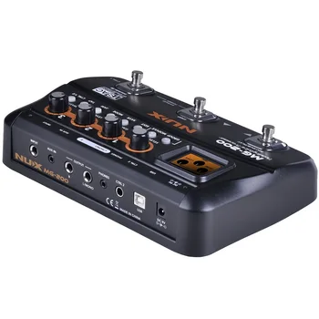 NUX MG-200 Kitara Procesor Multi Efekt Pedal 55 Učinki 70 Sekund Snemanje Kitare Looper-Stroj z Bobnom