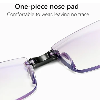 Zložljivi Rimless Obravnavi Očala Moških Anti Modra Prenosni Tr90 Tempelj Plastičnih Presbyopic Očala Žensk Mini Ultra Light Brezplačno Primeru
