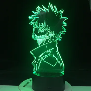 Naruto in Gaara Slika Japonski Anime Luštna 3d Led Nočna Lučka za Otroke Spalnica Dekoracijo Najboljše Darilo za Rojstni dan Otroka Postelji Svetilko