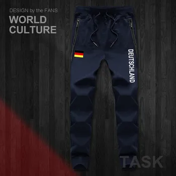 Nemčija Deutschland nemški DE mens hlače joggers jumpsuit sweatpants skladbo znoj fitnes runo taktično priložnostne narod, država