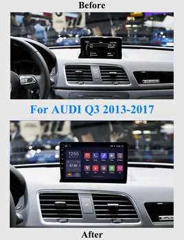 Avto Multimedijski Predvajalnik Za Audi Q3 2013-2017 Android 8.1 9 palčni zaslon, Radio Stereo Navigacija GPS pribor usb ne 2 din dvd pc
