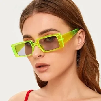 DENISA Nov Modni Pravokotnik sončna Očala 2020 Luksuzne blagovne Znamke Ozko Vintage sončna Očala Črna Odtenkih Za Ženske Kvadratnih Očala G16065