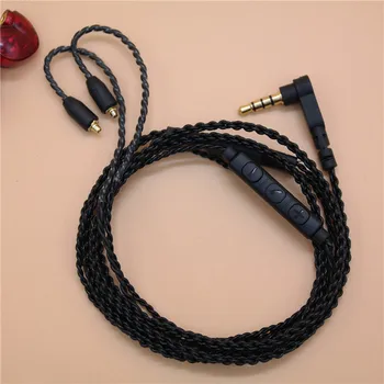 DIY ie800 slušalke kabel Eno crystal bakrene žice, 14 jedro X4 high-end slušalke kabel