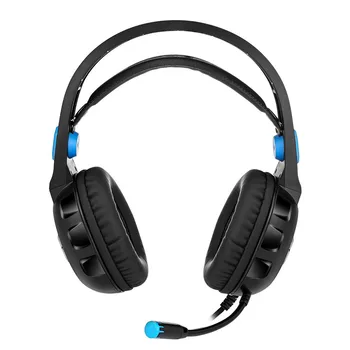 KOTION VSAK H4 PS4 Gaming Slušalke Slušalke Stereo Bas Čelade z Mic LED Luči šumov za xbox En PC Gamer Prenosnik