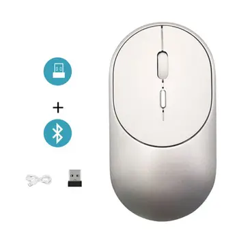 Miško, Ultra-tanek Brezžično Miško Bluetooth 5.1+2.4 G Dvojni Način Gaming Optični Miši Nova