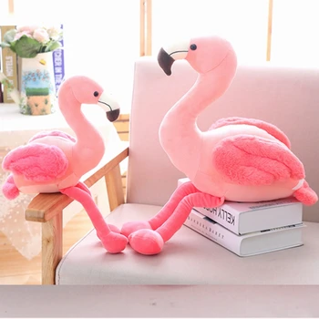 Flamingo polnjene plišastih igrač flamingo ptica polnjene mehka lutka otroci igrače darilo za rojstni dan za otroke, otroci, dekleta,