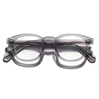 Moda Johnny Depp Slog acetat očal okvir človek Optični recept branje kratkovidnost ženska očala Oculos De Grau
