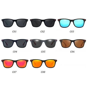Unisex Square Polarizirana sončna Očala Ženske, Moške blagovne Znamke Design Vožnje Vintage sončna Očala Retro Odtenki Buljiti Oculos De Sol UV400