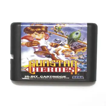 Gunstar Junaki 16 bit MD Igra Kartice Za Sega Mega Drive Za Genesis