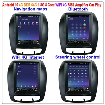 Android 10 OS 10.4 palčni IPS zaslon navpičnem avto gps multimedia radio bt navigacija igralec za KIA Sorento 2013-
