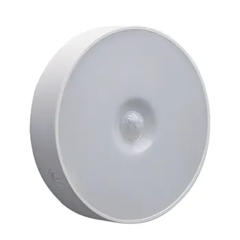 LED PIR Senzor Gibanja Ponoči Svetlobo Bele Auto On/Off za Stopnice Spalnica Kabinet Brezžični USB Polnilne Stenska Svetilka
