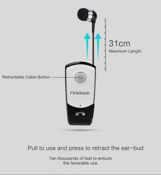 Fineblue F960 Brezžični Gonilnik Auriculares Bluetooth Slušalke Vibracije Obrabe Posnetek Stereo Šport Slušalke za Vožnjo Slušalke