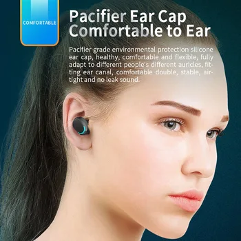2020 Nove Bluetooth 5.0 Slušalke LED Touch Kontrole Tws Brezžične Slušalke 9D HD Predvajalnik Glasbe, Športnih Nepremočljiva Čepkov za Slušalke