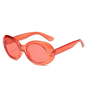 2019 Ženske Modni Ovalne Mačka Oči, Sončna Očala Za Ženski Moški Multicolor Roza Gradient Očala Za Sonce Na Prostem, Potovanja Vožnje Očala