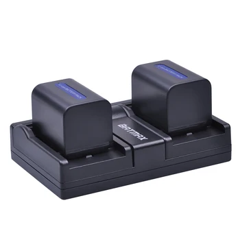 Batmax USB Dvojni Polnilec za sony NP-FH70 FH100 FV50 FV70 FV100 FP50 FP90 FP70 HDR-CX12E,HDR-CX7E,HDR-SR10E,HDR-SR12E
