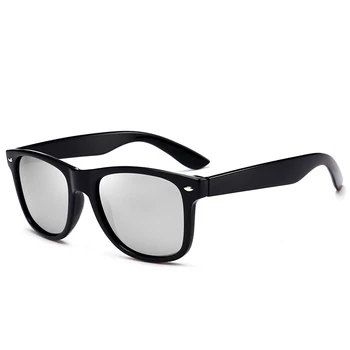Beautyeye Modna sončna Očala Moških Polarizirana sončna Očala Moških Vožnje Ogledala Premaz Točk Črnega Okvirja Očal Moška sončna Očala z UV