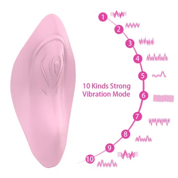 IKOKY Brezžični Daljinski upravljalnik Hlačne Vibrator Stimulator Klitorisa Nevidno Vibracijsko Jajce Sex Igrače za Žensko Prenosni