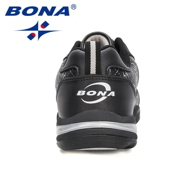 BONA 2020 Novih Oblikovalci Priložnostne Čevlji Moški Čipke Ravno Čevlji Človek Iz Čevlji Čevlji za Tenis Mansculino, Tek, Hoja Čevlji