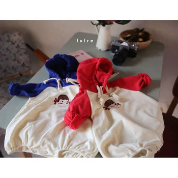 Bodysuit Nove Jesensko korejski Baby Luštna Punca je Skp po vsebini Ustrezajo Kombinezon in otroška Oblačila Baby Bodysuit Otroška Oblačila
