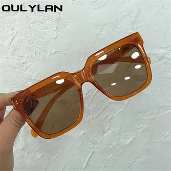 Oulylan Big Okvirjem Kvadratnih sončna Očala za Ženske Luksuzne blagovne Znamke Oblikovalec Prevelik sončna Očala Moški Letnik Očala Odtenki Ogledalo