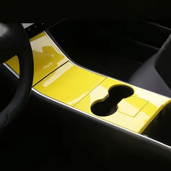 Za Tesla Model 3 Model Y sredinski Konzoli Držalo Plošče ABS Kritje Trim 4 Barve