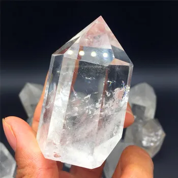 Padec Ladijskega Prometa Naravnih Jasno Quartz Crystal Gemstone Točke Meditacijo, Reiki Zdravljenje Čakre Rock Quartz Crystal Palico, Debelo