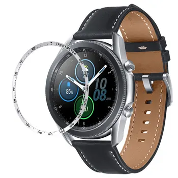 Kovinski Rob okvirja Pokrovček Za Samsung Galaxy Watch 3 45/41mm /watch3 Ploščo Obroč Izbiranje Obsega Hitrost Zaščitna Primeru Watch Dodatki