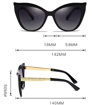 Oulylan Mačka Oči, sončna Očala Ženske Modne blagovne Znamke Gradient sončna Očala Moških Odtenki Ženski Retro Visoke Kakovosti Očala UV400