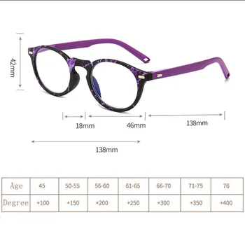 Yoovos Krog Obravnavi Očala Moških 2021 Visoke Kakovosti Očal Okvir Ženske Anti-utrujenost Modra Svetloba Ogledalo Obravnavi Očala Okulary