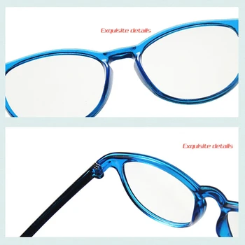 Yoovos Očala Otrok Modra Svetloba Očala Otroci Retro Očala Okvir Krog Okulary Letnik Visoke Kakovosti Očala Gafas De Mujer