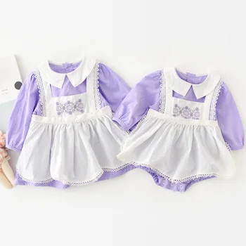MILANCEL 2020 baby bodysuit dvojčka otroška oblačila peter pan ovratnik za malčke dekliška obleka za malčke obleke