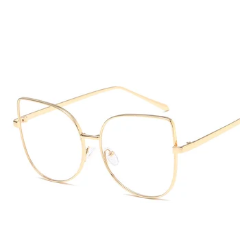 Prevelik cat eye glasses ženske optična očala okvirji velika očala ženski razred pregledna očala clear leče gafas oculos